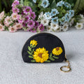 Hand Embroidered Mini Keychain Wallet | A Tiny Treasure for Everyday Essentials